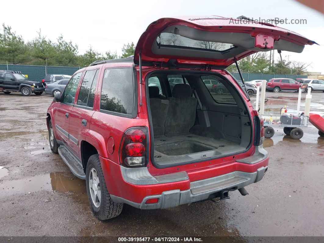 2002 Chevrolet Trailblazer Lt Red vin: 1GNDT13S022112050