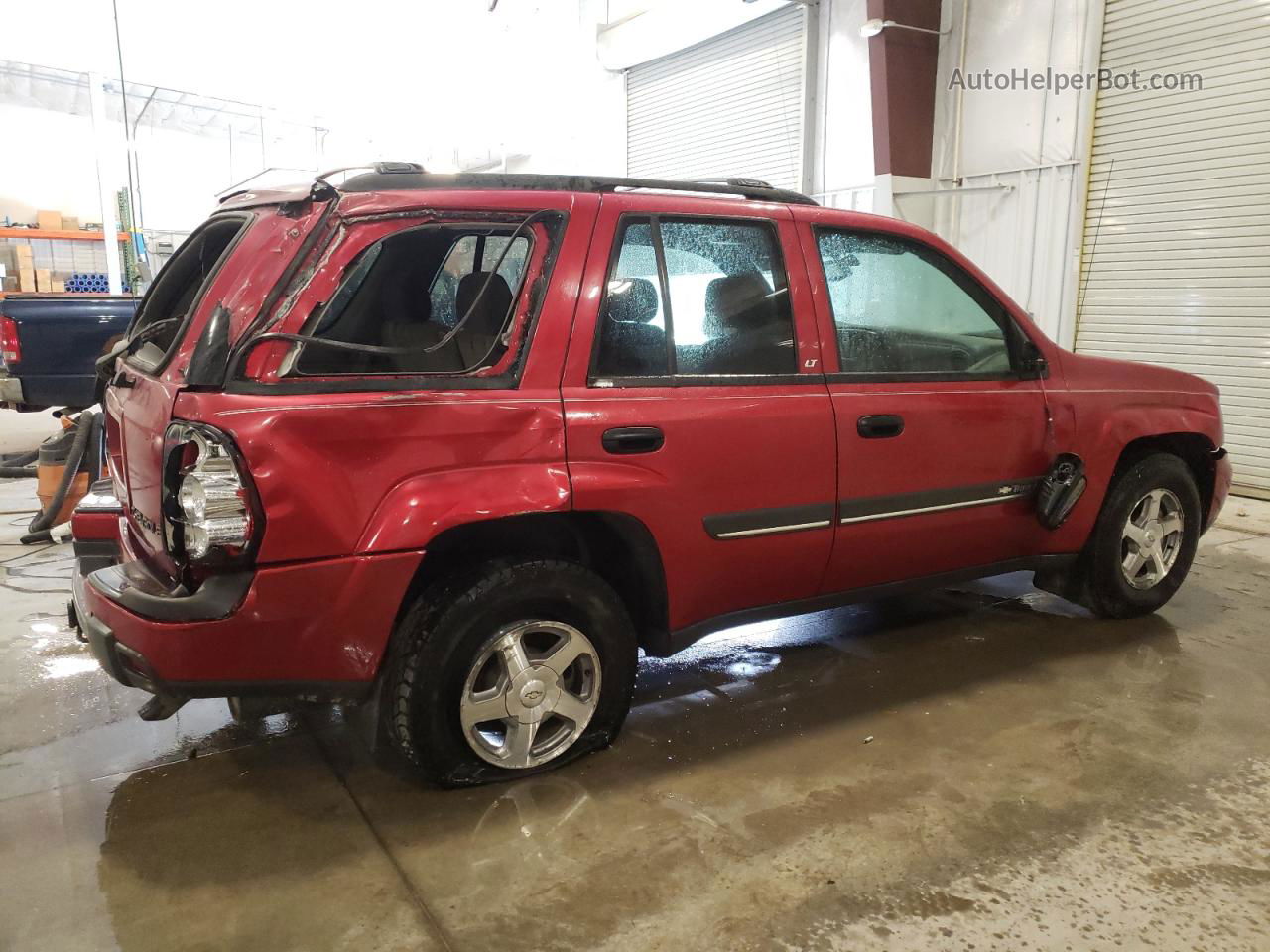 2002 Chevrolet Trailblazer  Red vin: 1GNDT13S022182986