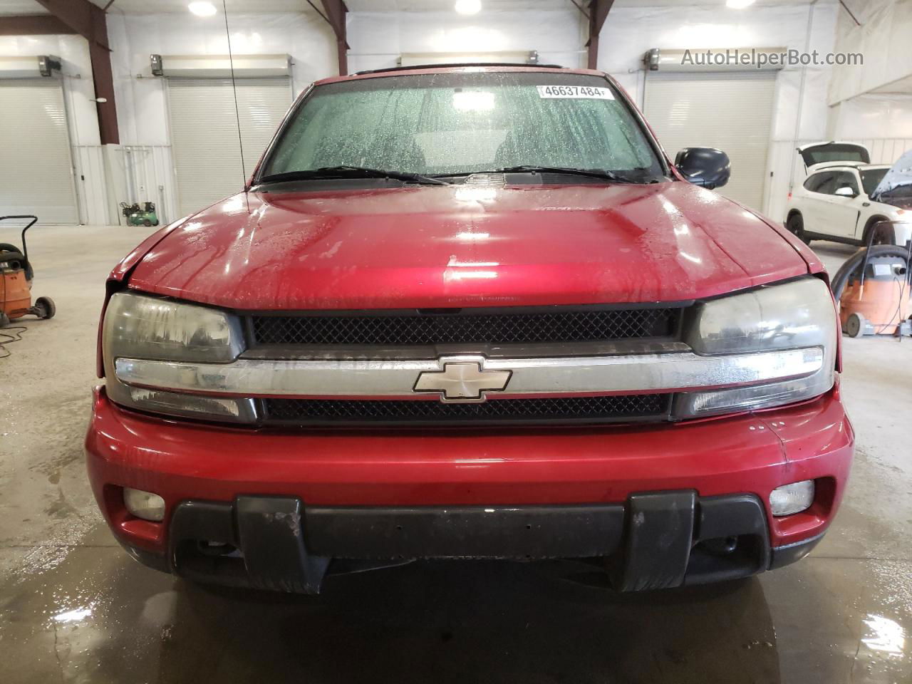 2002 Chevrolet Trailblazer  Red vin: 1GNDT13S022182986