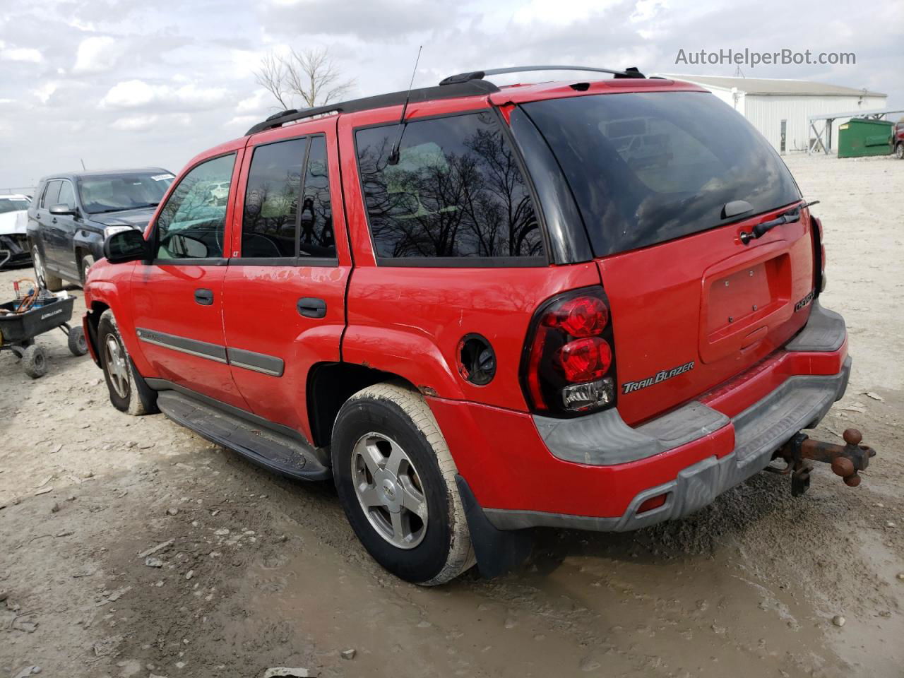 2002 Chevrolet Trailblazer  Red vin: 1GNDT13S022226081