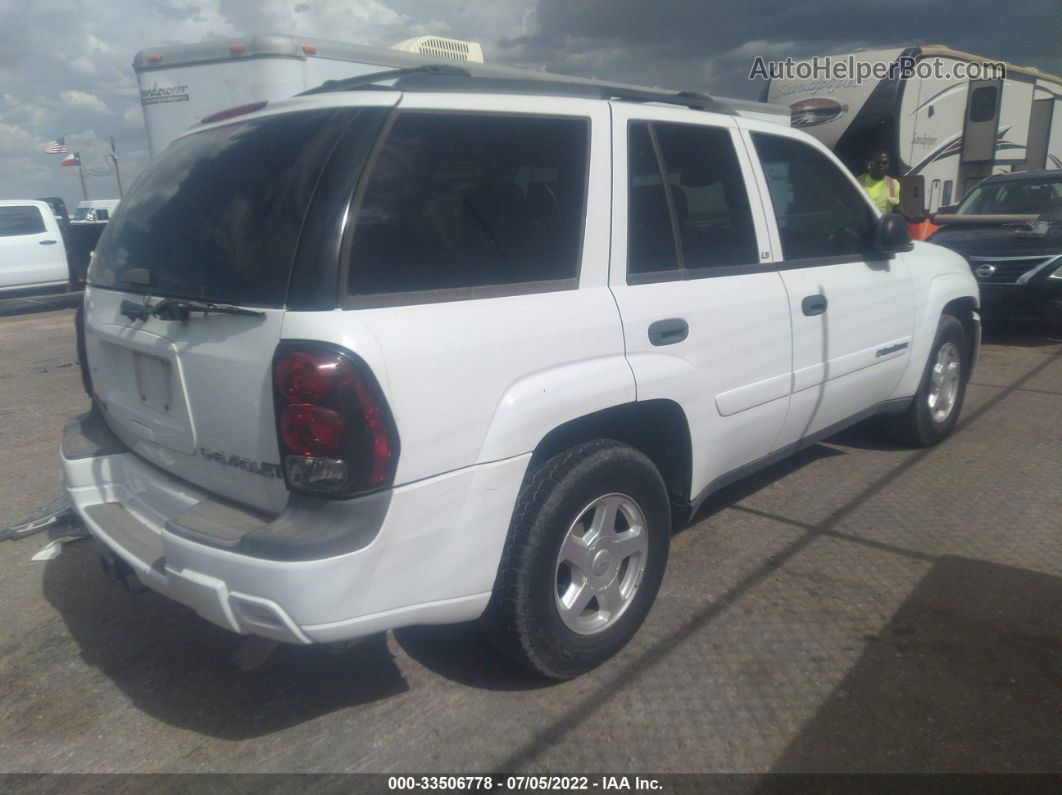 2002 Chevrolet Trailblazer Ls White vin: 1GNDT13S022273210