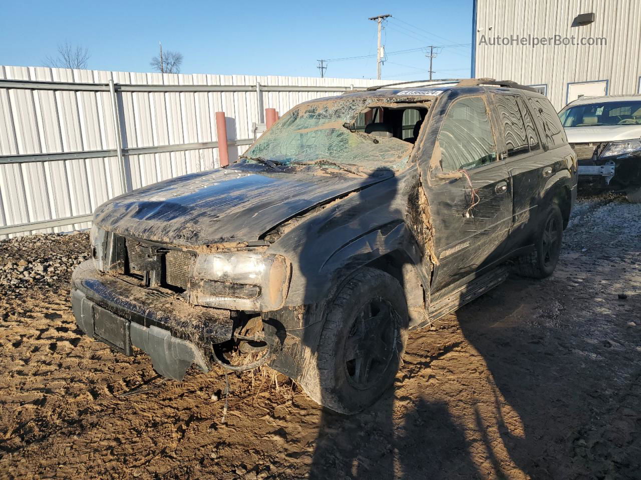 2002 Chevrolet Trailblazer  Black vin: 1GNDT13S022331381