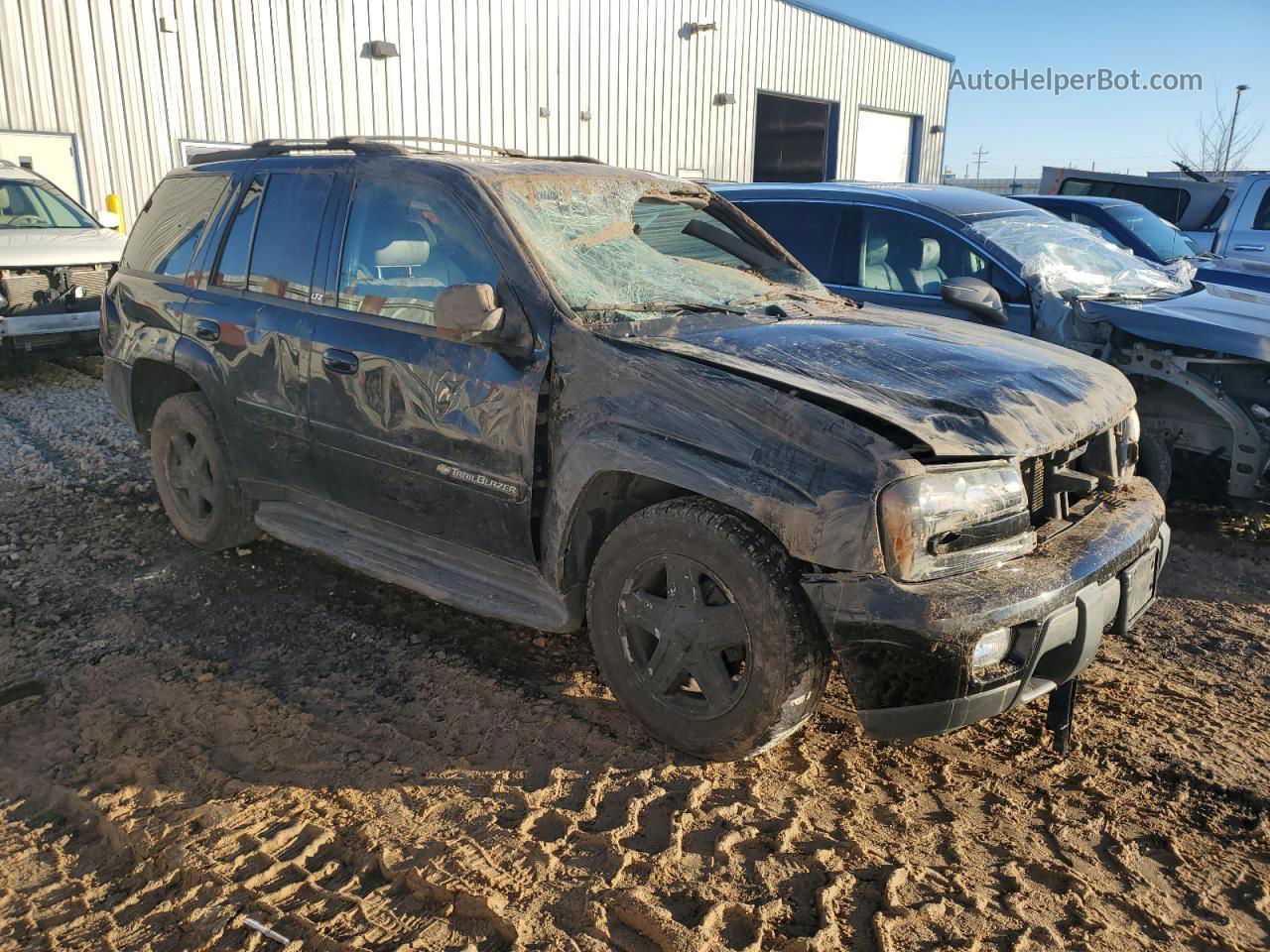 2002 Chevrolet Trailblazer  Black vin: 1GNDT13S022331381