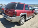 2002 Chevrolet Trailblazer  Burgundy vin: 1GNDT13S022364591