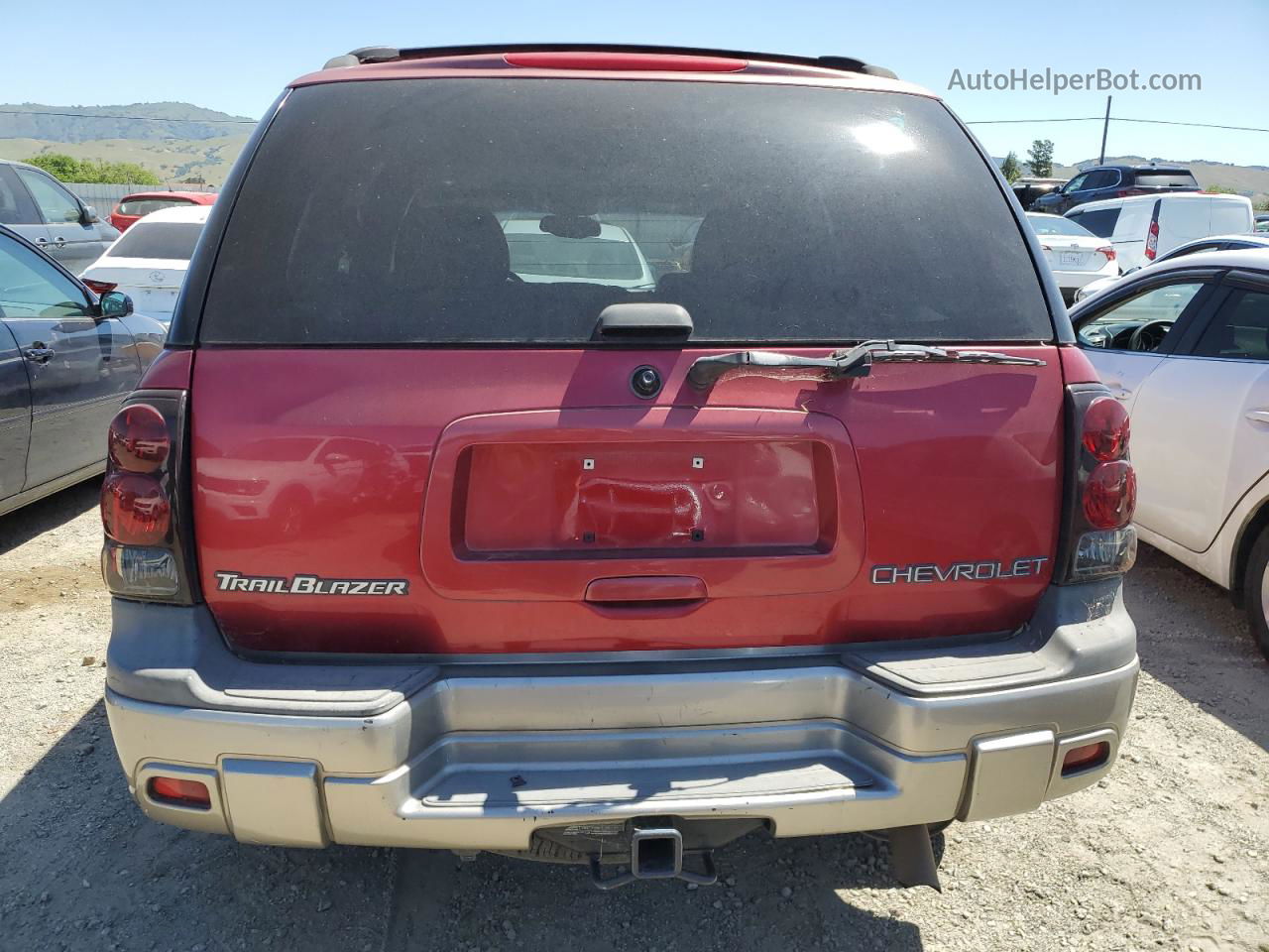 2002 Chevrolet Trailblazer  Burgundy vin: 1GNDT13S022364591