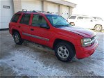 2002 Chevrolet Trailblazer Ls Red vin: 1GNDT13S022399406