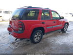 2002 Chevrolet Trailblazer Ls Red vin: 1GNDT13S022399406