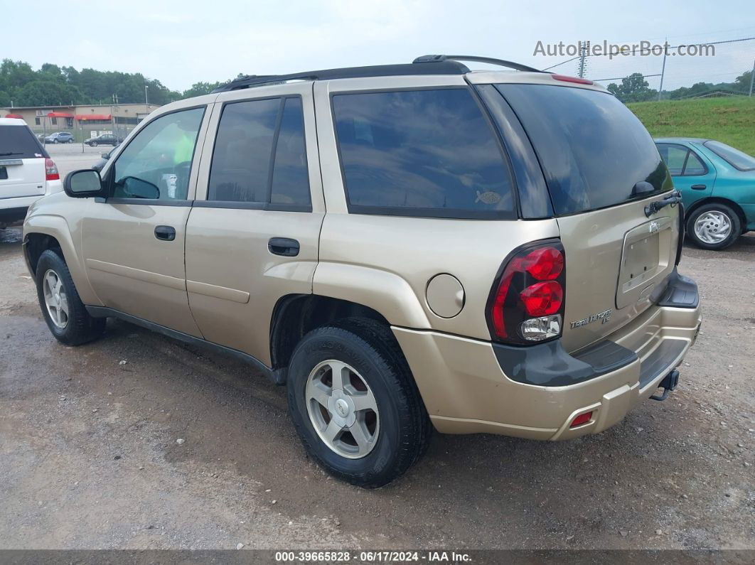 2006 Chevrolet Trailblazer Ls Gold vin: 1GNDT13S062139089