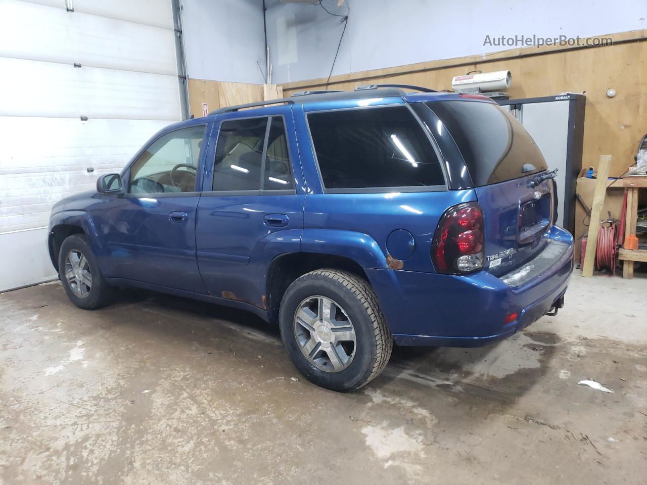 2006 Chevrolet Trailblazer Ls Blue vin: 1GNDT13S062157253