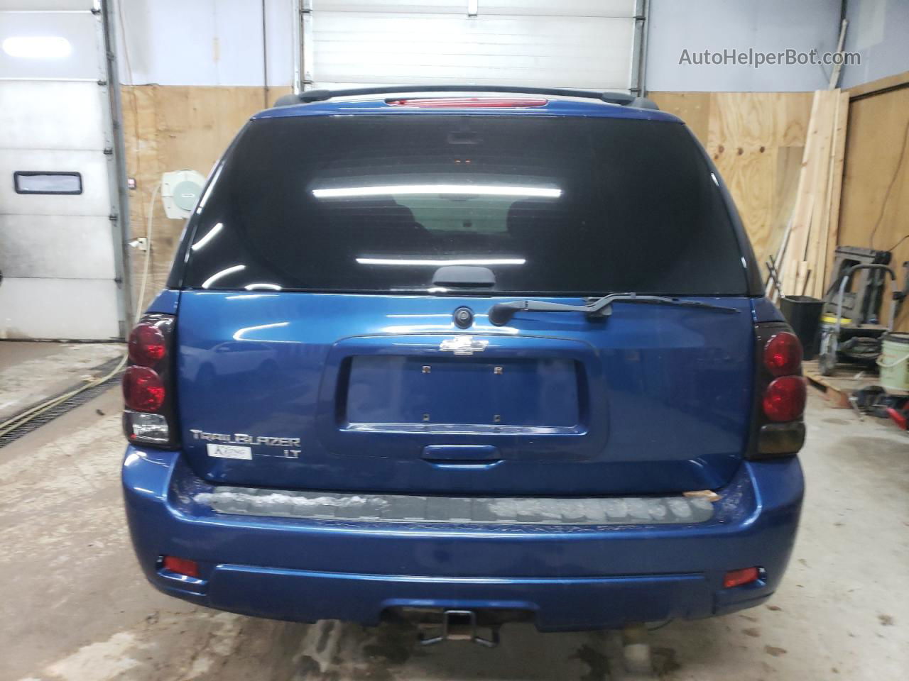 2006 Chevrolet Trailblazer Ls Blue vin: 1GNDT13S062157253