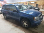 2006 Chevrolet Trailblazer Ls Blue vin: 1GNDT13S062157253