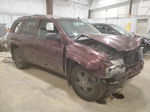 2006 Chevrolet Trailblazer Ls Burgundy vin: 1GNDT13S062161156