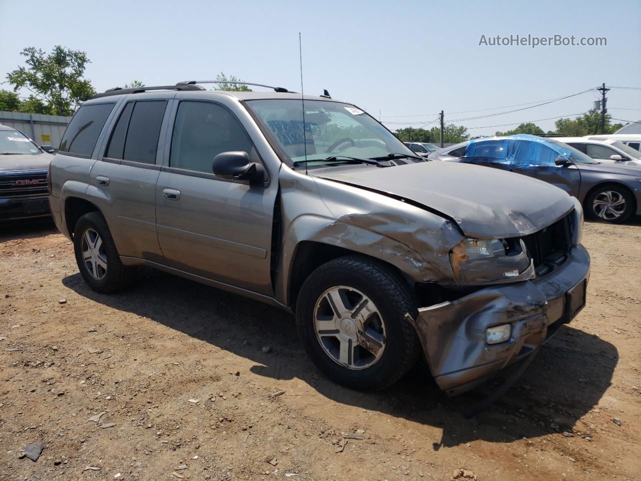 2006 Chevrolet Trailblazer Ls Серебряный vin: 1GNDT13S062167023