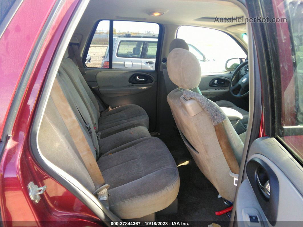 2006 Chevrolet Trailblazer Ls Red vin: 1GNDT13S062320208