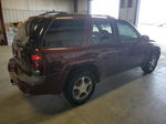 2006 Chevrolet Trailblazer Ls Burgundy vin: 1GNDT13S062347375