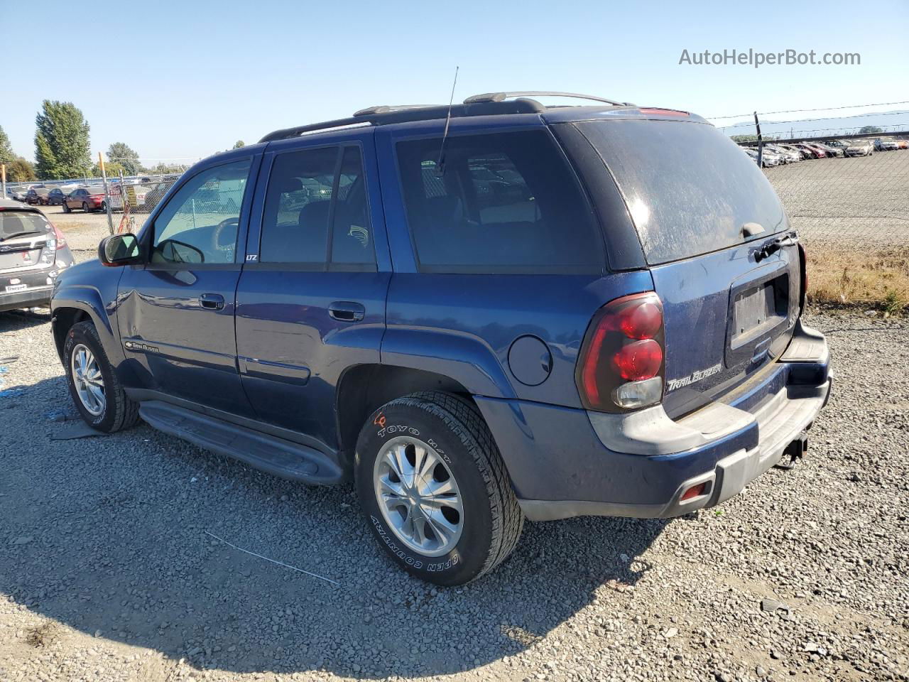 2002 Chevrolet Trailblazer  Blue vin: 1GNDT13S122191244