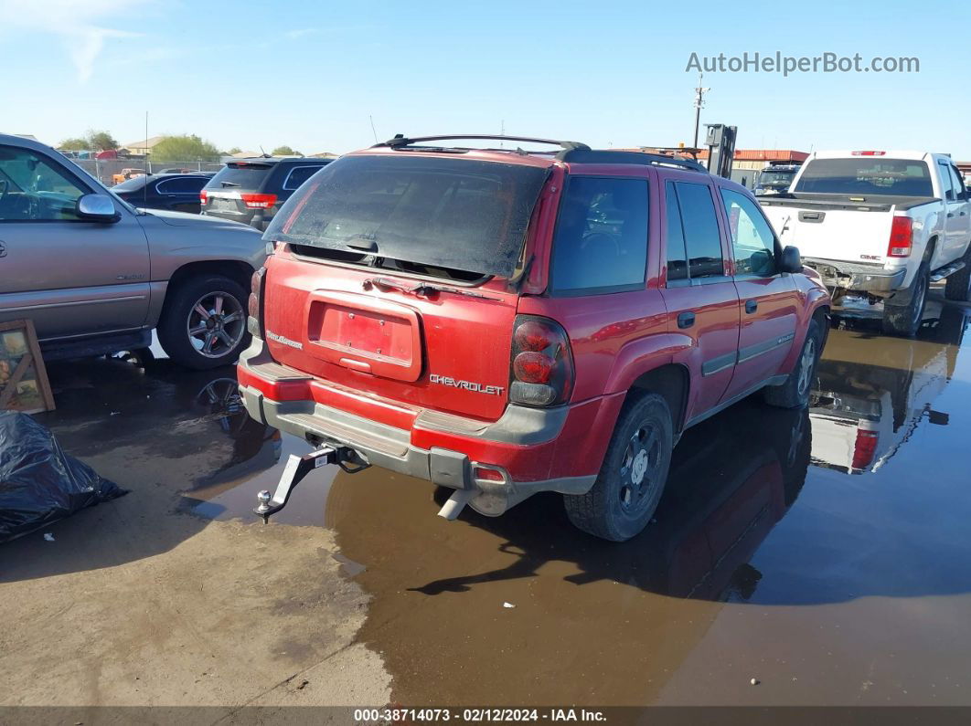 2002 Chevrolet Trailblazer Lt Red vin: 1GNDT13S122273068