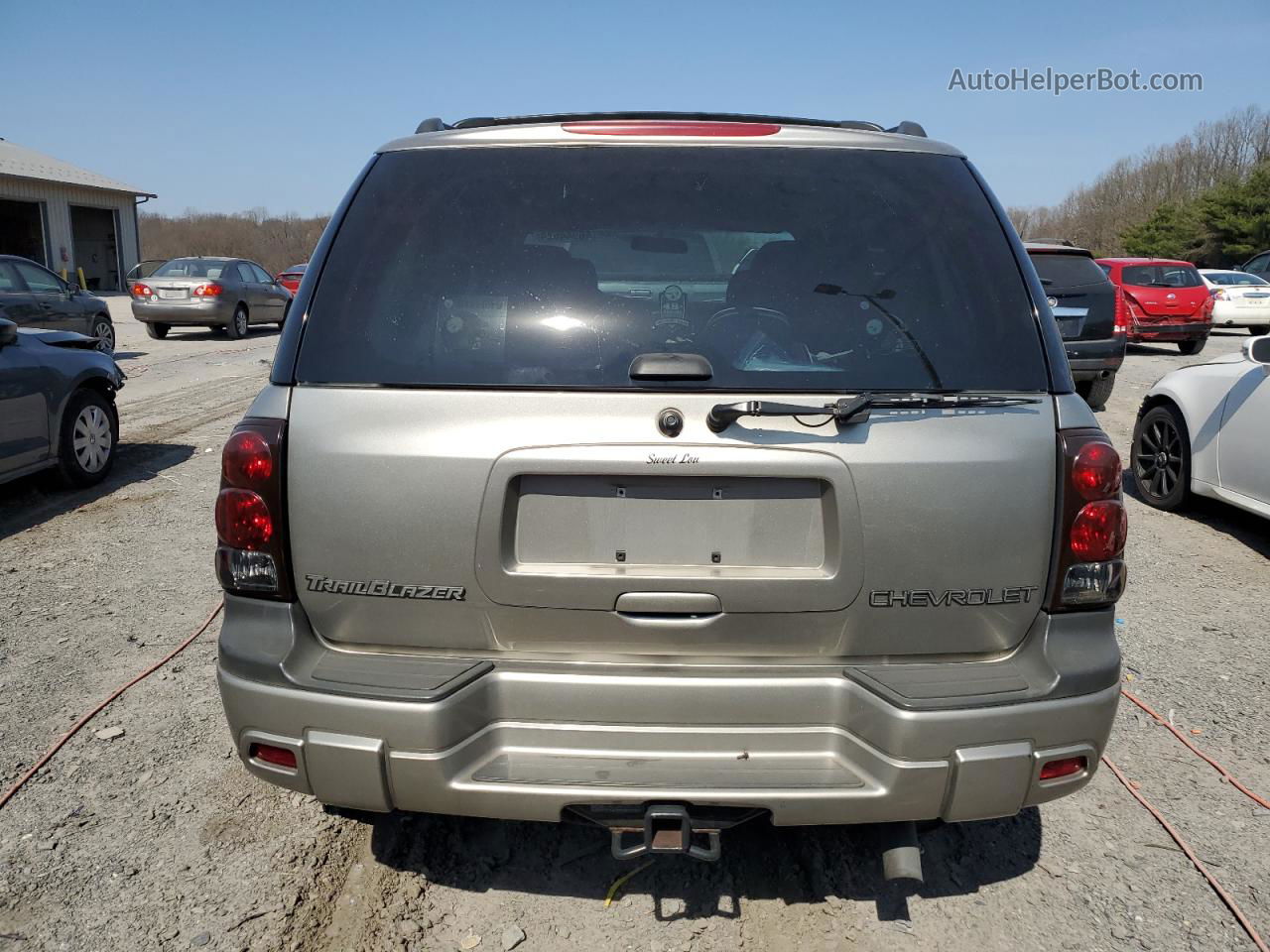 2002 Chevrolet Trailblazer  Silver vin: 1GNDT13S122352773