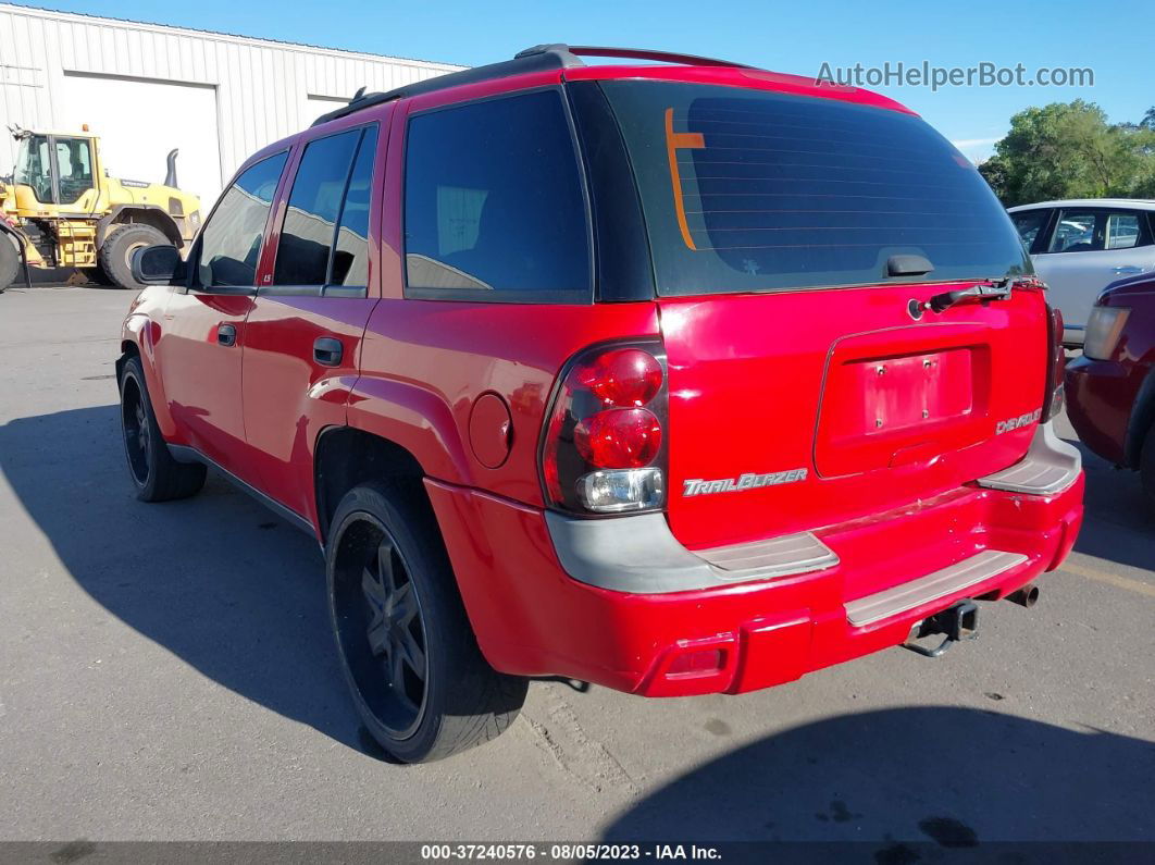 2002 Chevrolet Trailblazer Ls Red vin: 1GNDT13S122497215