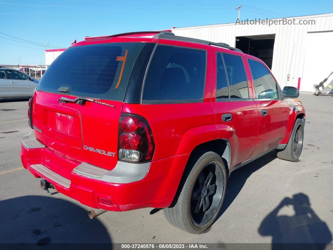 2002 Chevrolet Trailblazer Ls Red vin: 1GNDT13S122497215