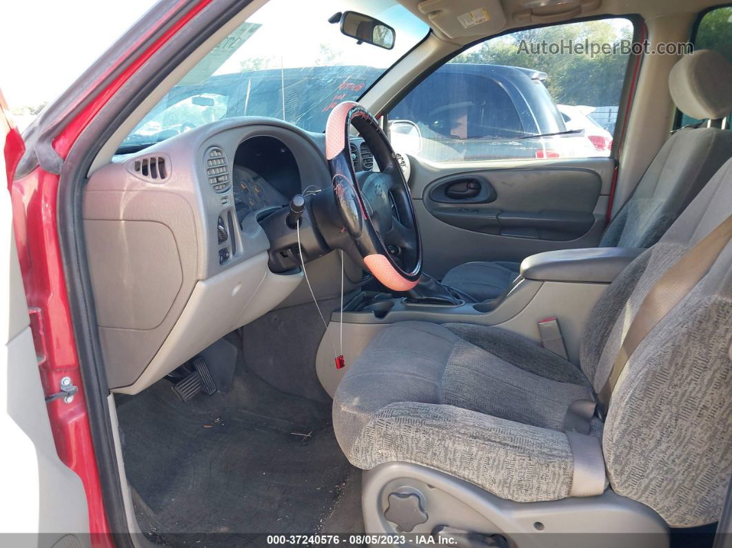 2002 Chevrolet Trailblazer Ls Red vin: 1GNDT13S122497215