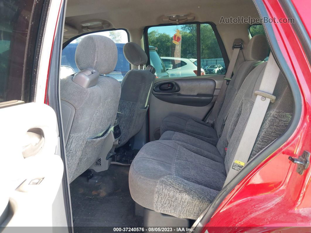 2002 Chevrolet Trailblazer Ls Red vin: 1GNDT13S122497215