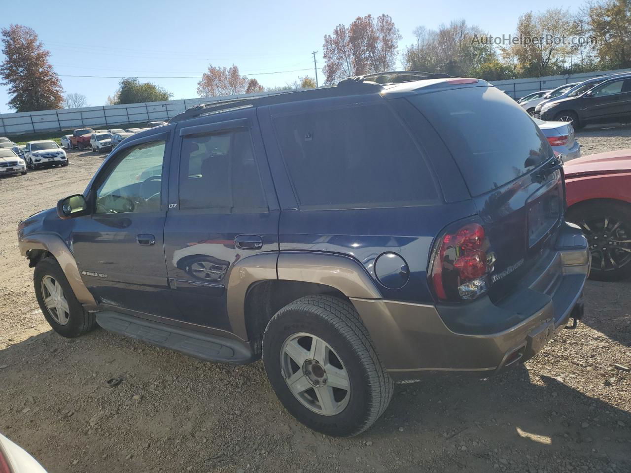 2002 Chevrolet Trailblazer  Blue vin: 1GNDT13S122504633