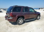 2006 Chevrolet Trailblazer Ls Burgundy vin: 1GNDT13S162121393