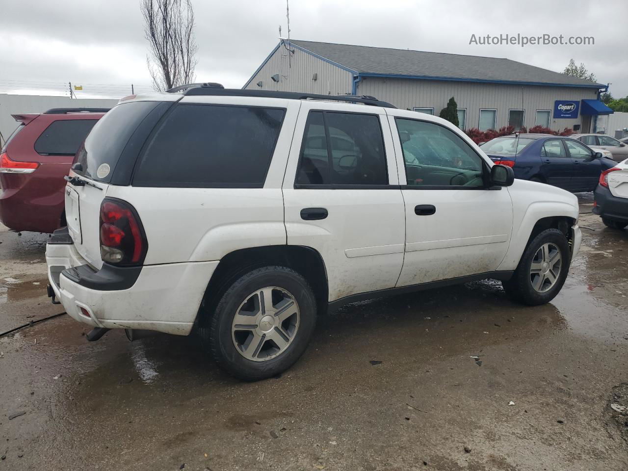 2006 Chevrolet Trailblazer Ls White vin: 1GNDT13S162144141