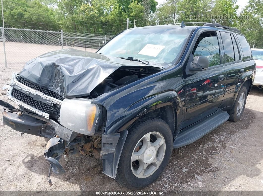 2006 Chevrolet Trailblazer Lt Black vin: 1GNDT13S162177026