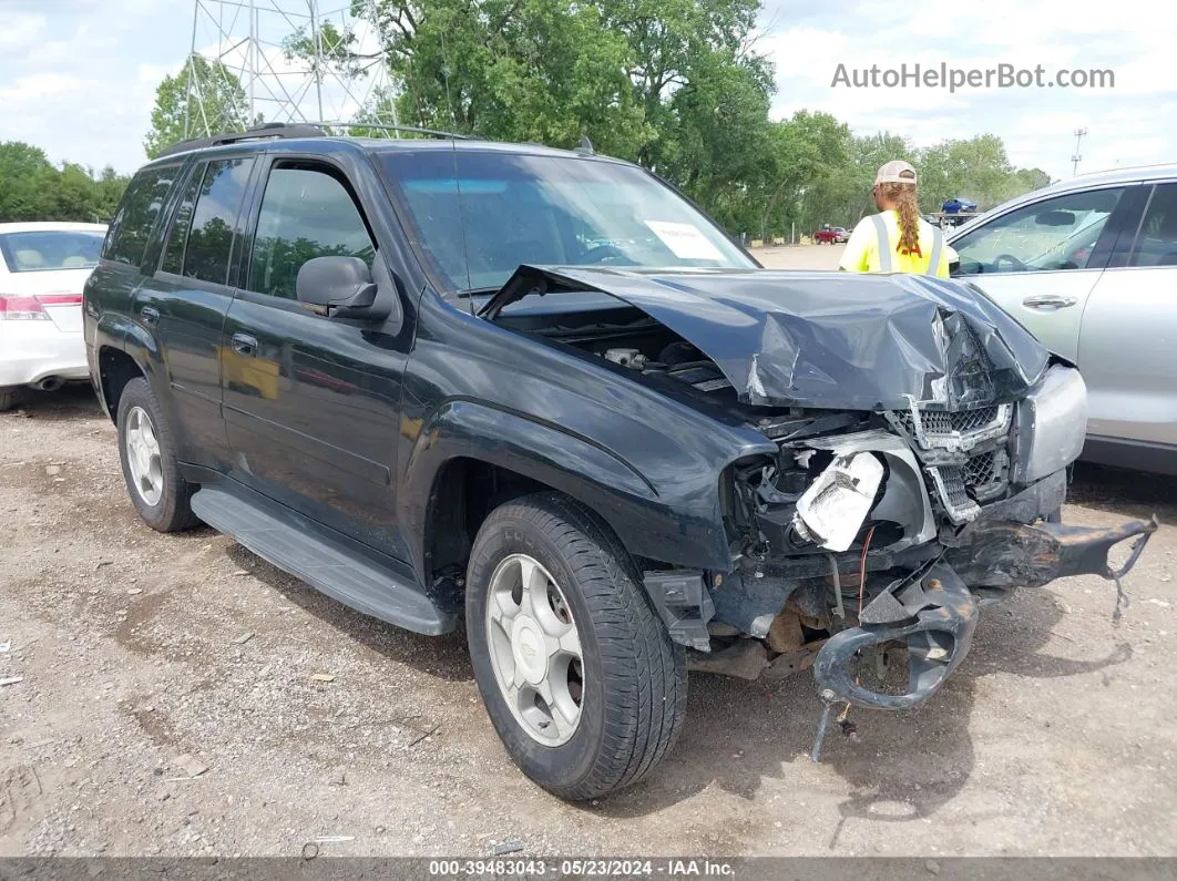 2006 Chevrolet Trailblazer Lt Black vin: 1GNDT13S162177026