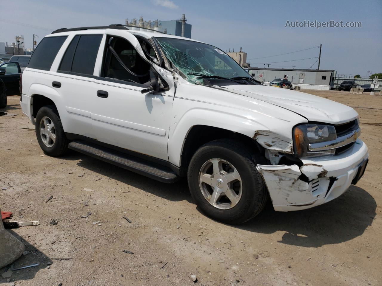 2006 Chevrolet Trailblazer Ls Белый vin: 1GNDT13S162191461