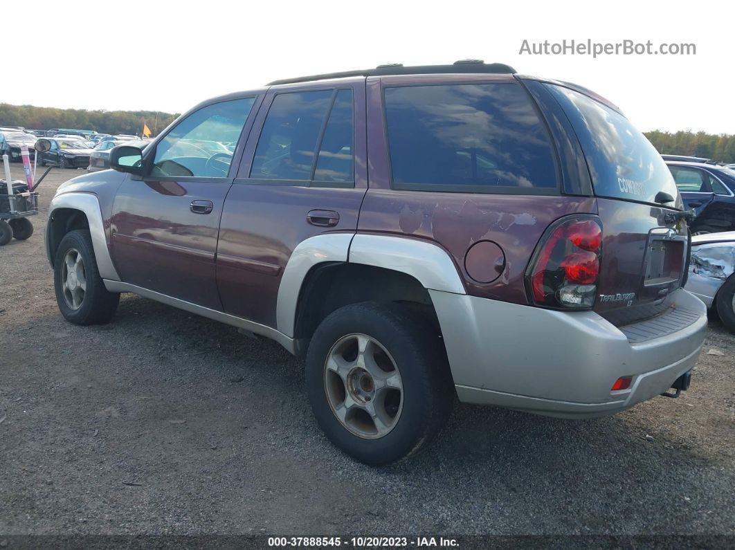 2006 Chevrolet Trailblazer Lt Бордовый vin: 1GNDT13S162227987