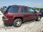 2006 Chevrolet Trailblazer Ls Burgundy vin: 1GNDT13S162240707