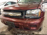 2006 Chevrolet Trailblazer Ls Maroon vin: 1GNDT13S162310495