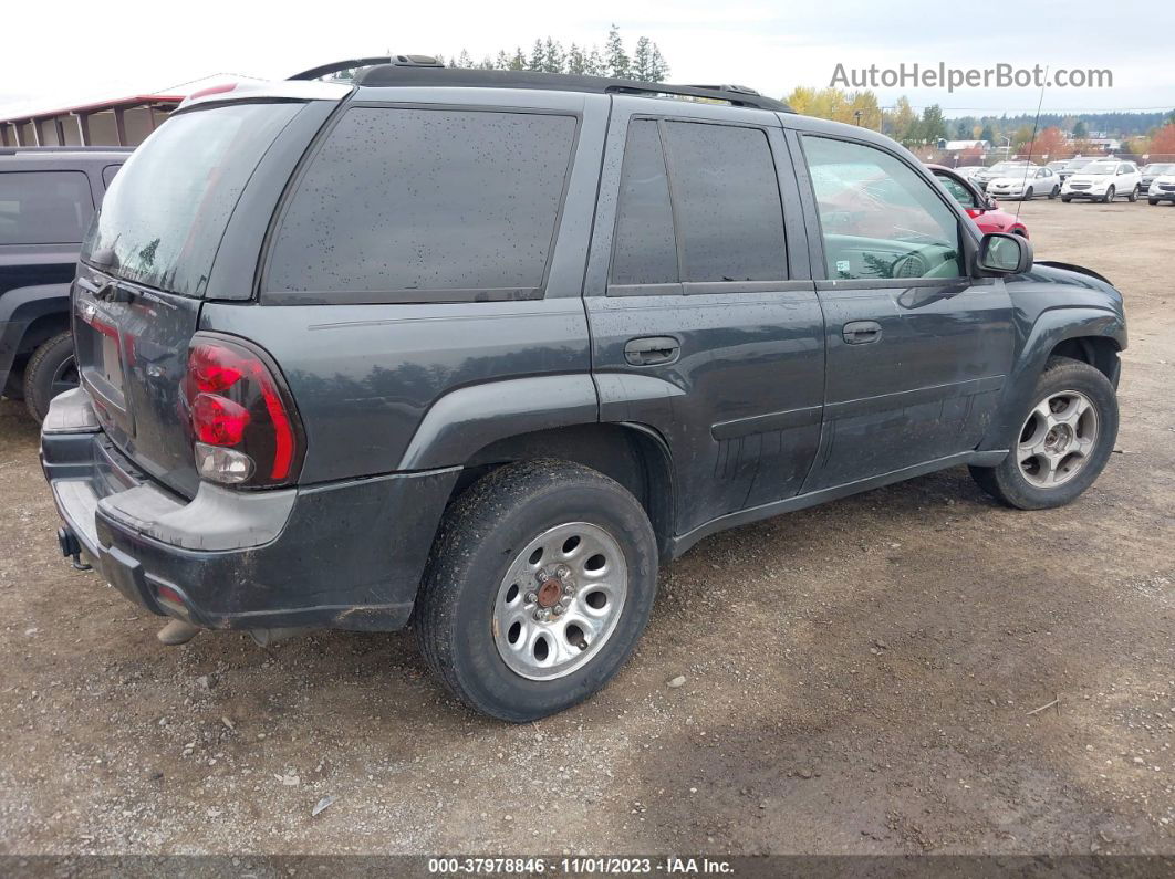 2006 Chevrolet Trailblazer Ls Black vin: 1GNDT13S162336157