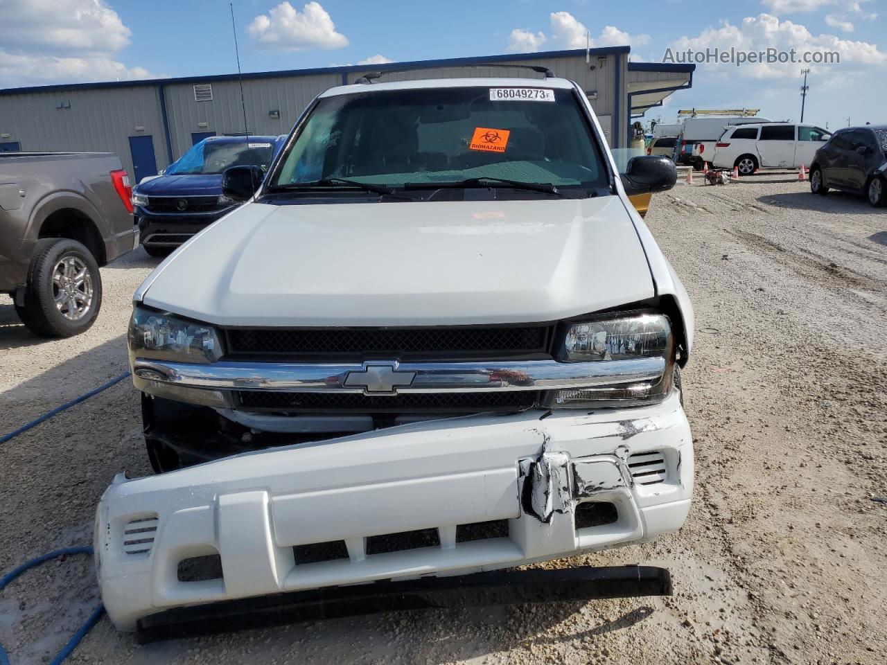 2002 Chevrolet Trailblazer  White vin: 1GNDT13S222179085