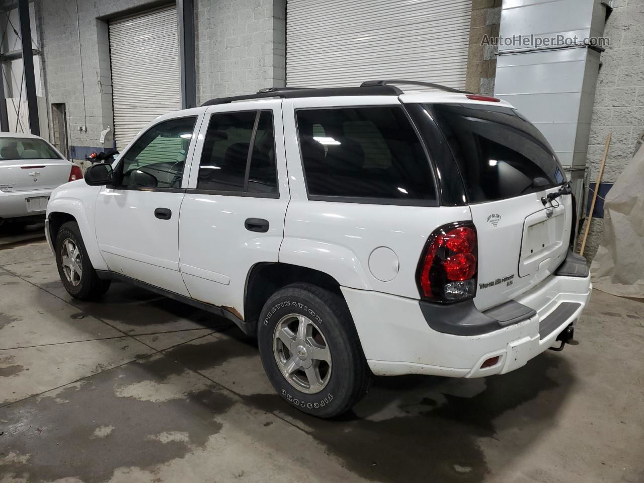 2006 Chevrolet Trailblazer Ls White vin: 1GNDT13S262110290