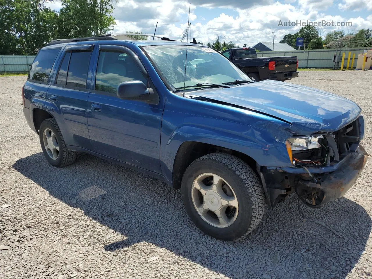 2006 Chevrolet Trailblazer Ls Синий vin: 1GNDT13S262125033