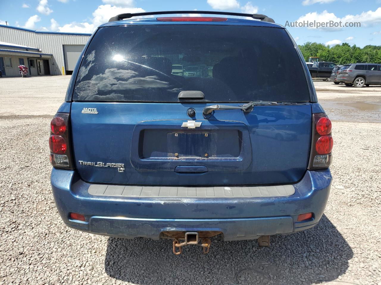 2006 Chevrolet Trailblazer Ls Blue vin: 1GNDT13S262125033