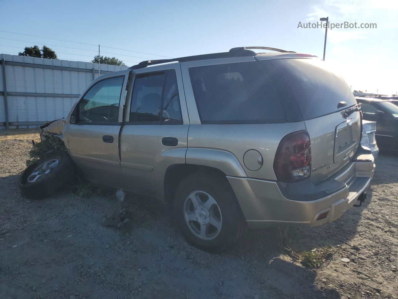 2006 Chevrolet Trailblazer Ls Brown vin: 1GNDT13S262151051