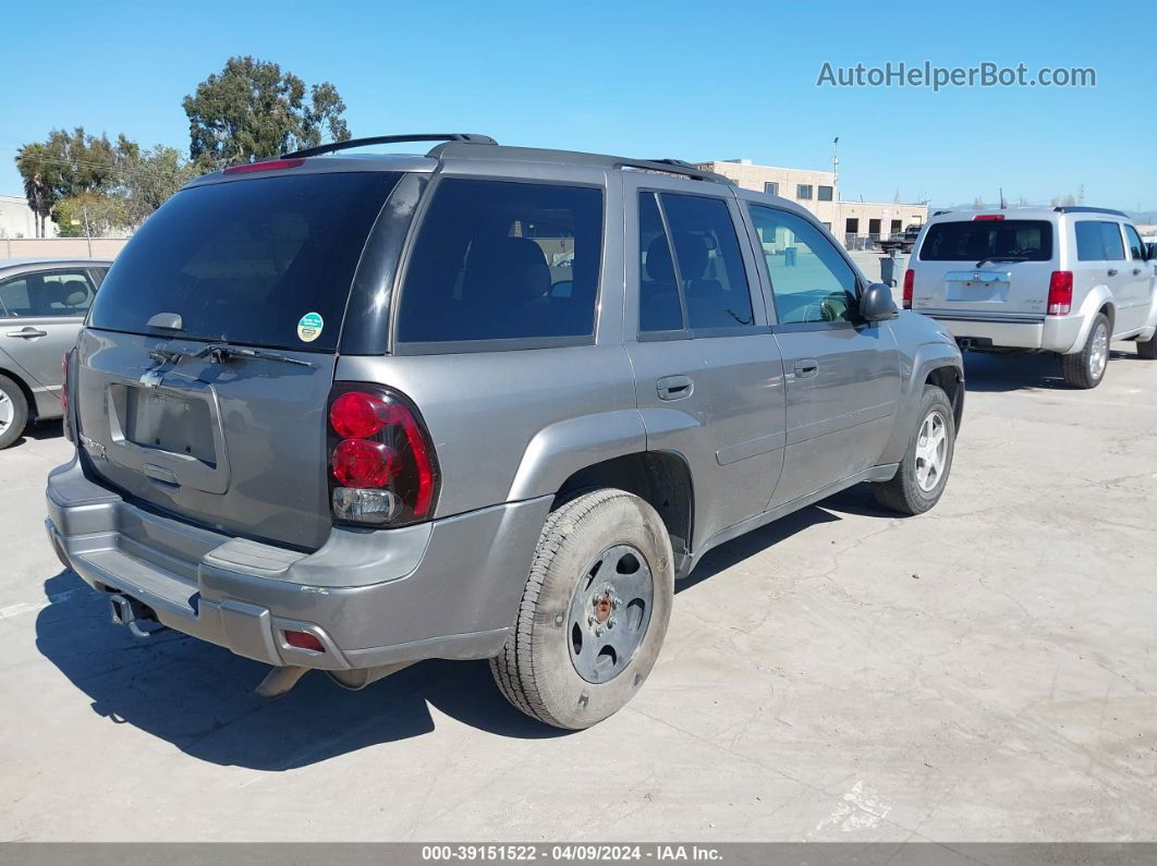 2006 Chevrolet Trailblazer Ls Gray vin: 1GNDT13S262207599