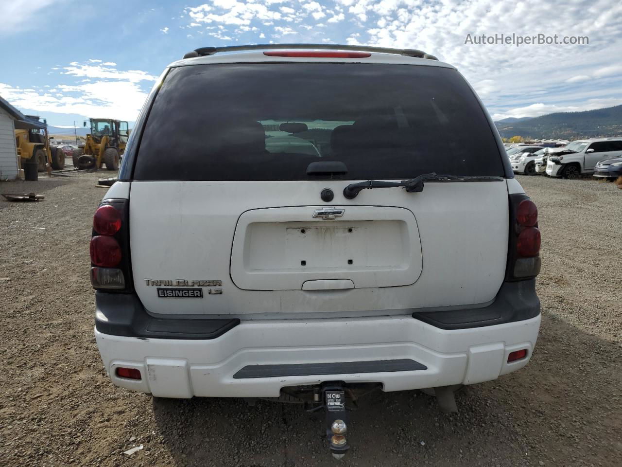 2006 Chevrolet Trailblazer Ls White vin: 1GNDT13S262208607