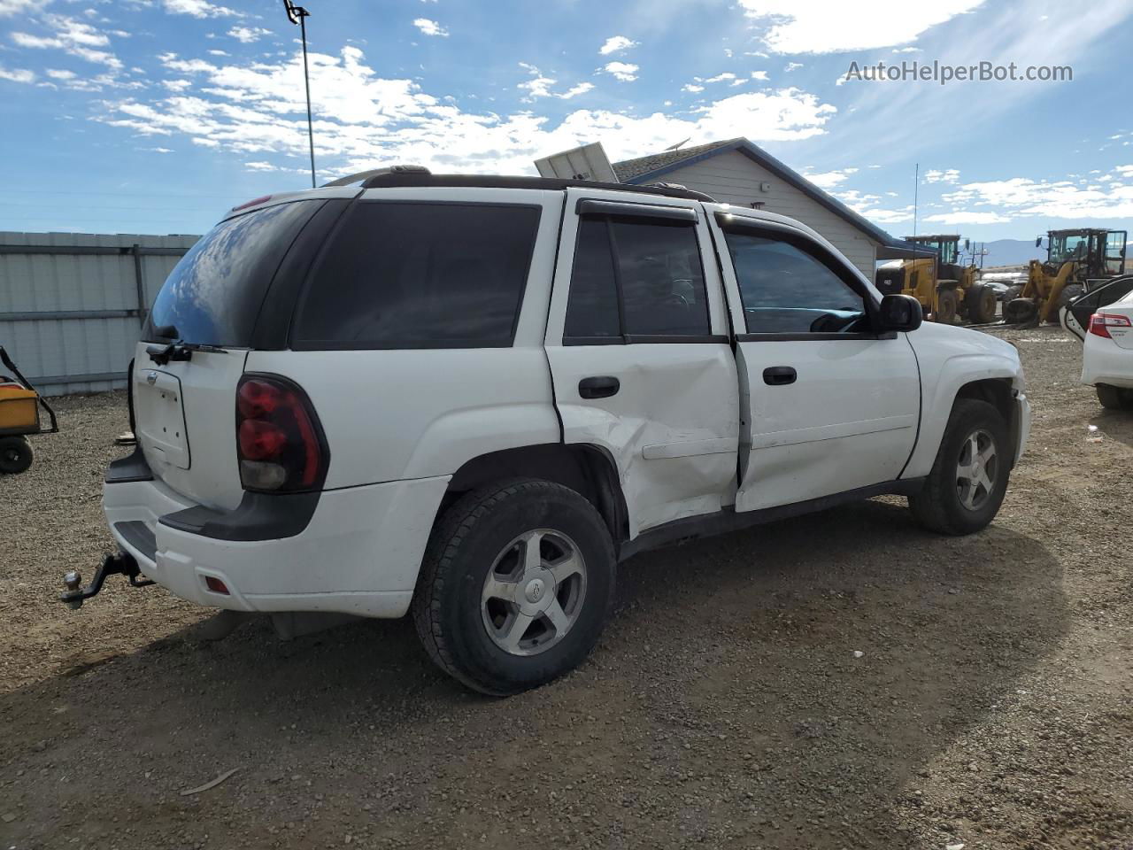 2006 Chevrolet Trailblazer Ls White vin: 1GNDT13S262208607