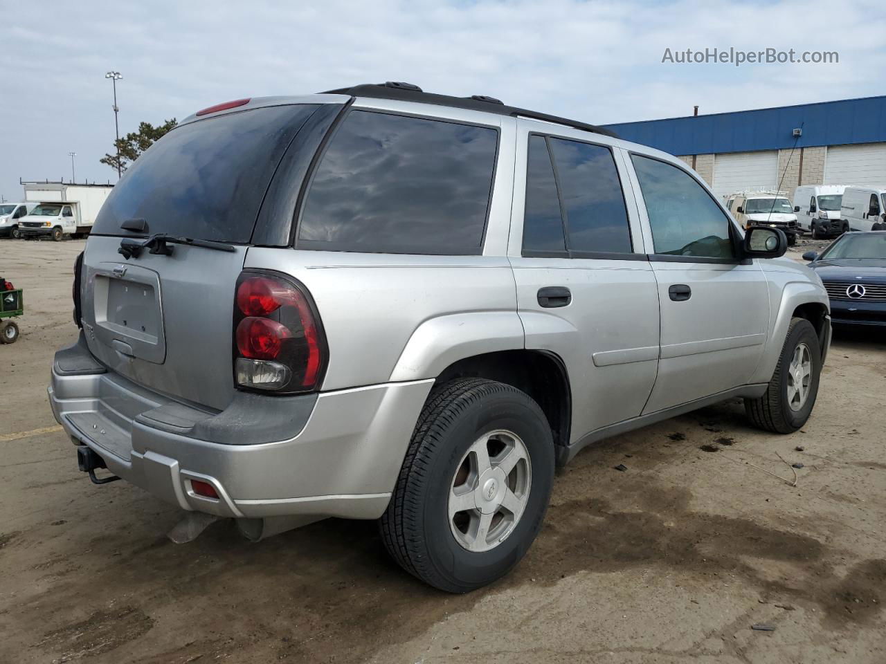 2006 Chevrolet Trailblazer Ls Silver vin: 1GNDT13S262237590