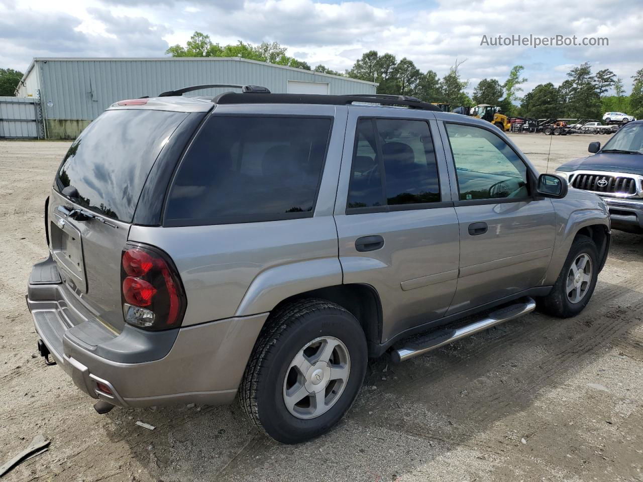 2006 Chevrolet Trailblazer Ls Серый vin: 1GNDT13S262239484