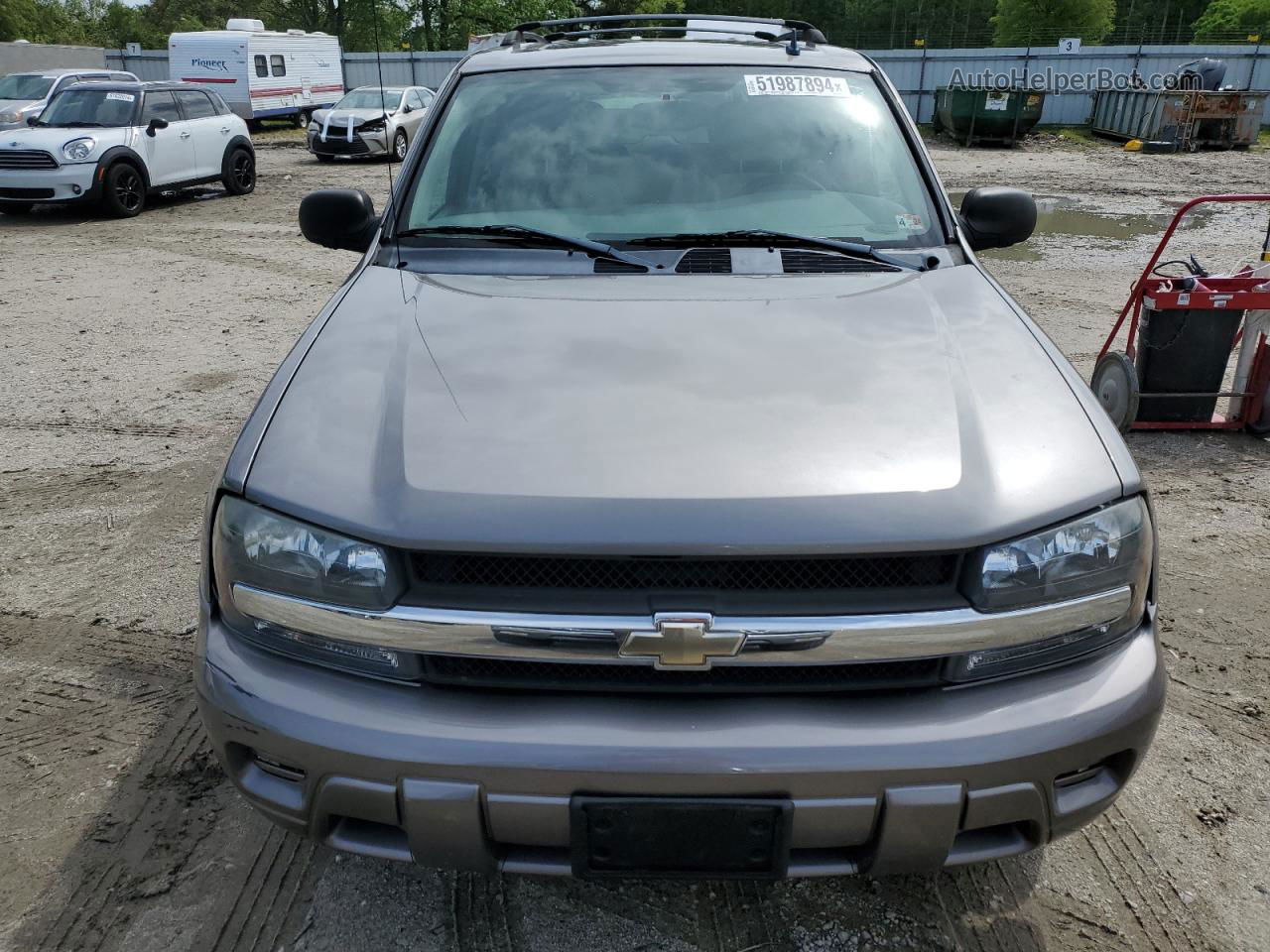 2006 Chevrolet Trailblazer Ls Серый vin: 1GNDT13S262239484