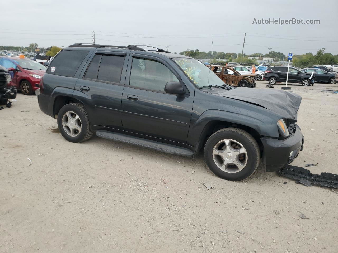 2006 Chevrolet Trailblazer Ls Charcoal vin: 1GNDT13S262265857