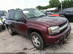 2006 Chevrolet Trailblazer Ls Maroon vin: 1GNDT13S262293996