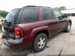 2006 Chevrolet Trailblazer Ls Maroon vin: 1GNDT13S262293996